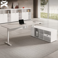 Scrivania da Ufficio ModernCEO per Manager e Dirigenti, Postazione di Lavoro Ergonomica con Altezza Regolabile Elettricamente