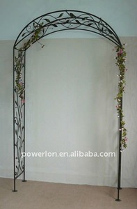 Arc de jardin en métal Antique, artisanat fait à la main, pont de pergola - Product Image 5