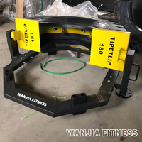 Nouveau produit Gym Club utilisation équipement de Fitness pneu Flip demi-mois grande roue rabattable force Fitness pneu d'entraînement