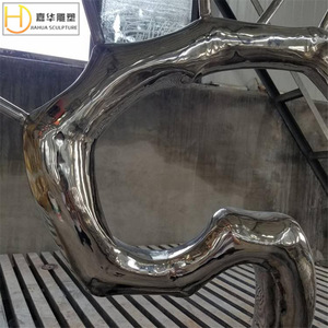 Jiahua Stainless Steel <b>Tree</b> Branch Sculpture <b>Outdoor</b> Abstract Garden Art Floor Mount Handmade Irregular Shape - Product Image 2