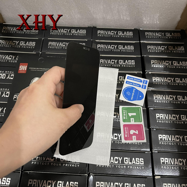 High Quality 0.33mm 2.5d 9h Anti Spy Privacy Tempered Glass Screen Protector for Iphone 15 Pro Max Iphone 12 13 14 15 16 Pro Max
