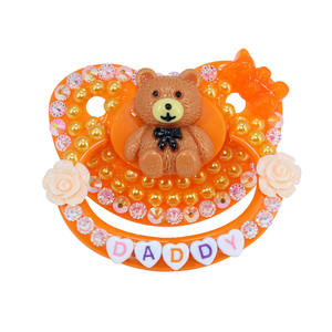 ABDL strass di lusso per adulti succhietto Glitter Design di cristallo per i sognatori di età personalizzabile scudo pannolino amante ciuccio per adulti - Product Image 5