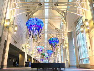 Gigante inflable colorida medusas con la iluminación de la calle decoración de fiesta - Product Image 6