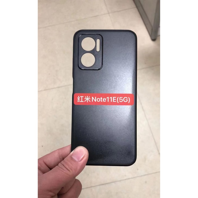 Mobile Phone case for Xiaomi Redmi Note 11E Back Cover Silicone PC Black Cover Funda Forros Para xiaomi Estuche Silicone Borde