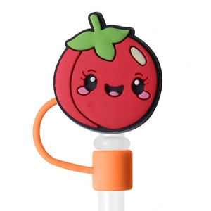 Accessoires de bar : Embouts de paille en silicone réutilisables, anti-poussière, mignons, de 8-12 mm, personnalisés, motif chapeau de cowboy infirmière, pour gobelets, en vrac, avec breloques décoratives - Product Image 1