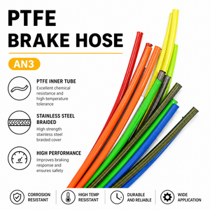 Raccords de <span class=keywords><strong>Tuyau</strong></span> de <span class=keywords><strong>Frein</strong></span> en Téflon pour Moto Série AN, Extrémités de <span class=keywords><strong>Tuyau</strong></span> Pivotantes à 45, 90 et 0 Degrés, Raccords Banjo 28, 45, 90 Degrés - Product Image 1