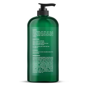 Champú de Árbol de Té 100% Puro de Marca Privada con Aceite de Menta, Lavanda y Romero - Product Image 3