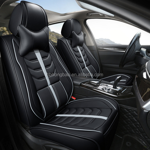 Housse <span class=keywords><strong>de</strong></span> <span class=keywords><strong>siège</strong></span> <span class=keywords><strong>de</strong></span> voiture <span class=keywords><strong>en</strong></span> fibre <span class=keywords><strong>de</strong></span> cuir 9D Full Sports Design avec fonction <span class=keywords><strong>de</strong></span> massage <span class=keywords><strong>en</strong></span> PVC - Product Image 1