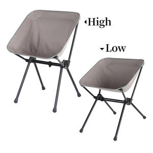 Fauteuil de camping pliant compact et portable, ultra-léger, avec cadre en aluminium, réglable en hauteur, pour l'extérieur, vente en gros - Product Image 2