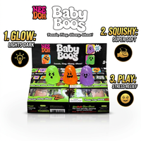 Jouet anti-stress souple et compressible en maltose, motif fantôme phosphorescent pour Halloween, décoration de fête, vente en gros, marque Sharon