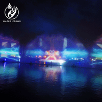3D Outdoor Custom ized Water Movie Leinwand Projektor Brunnen Musical Dancing Water Show