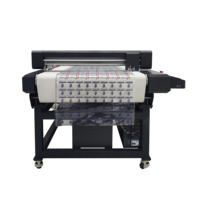 Bascocut 7090 nouvelle Machine de traceur de découpe DTF à double tête à plat numérique Machine de découpe et de rainage en cristal de papier à plat