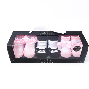 Çocuk kız erkek çorap özel tasarım bebek yürüyor 3d bebek Anti kayma pamuk hediye setleri yenidoğan çorap - Product Image 5