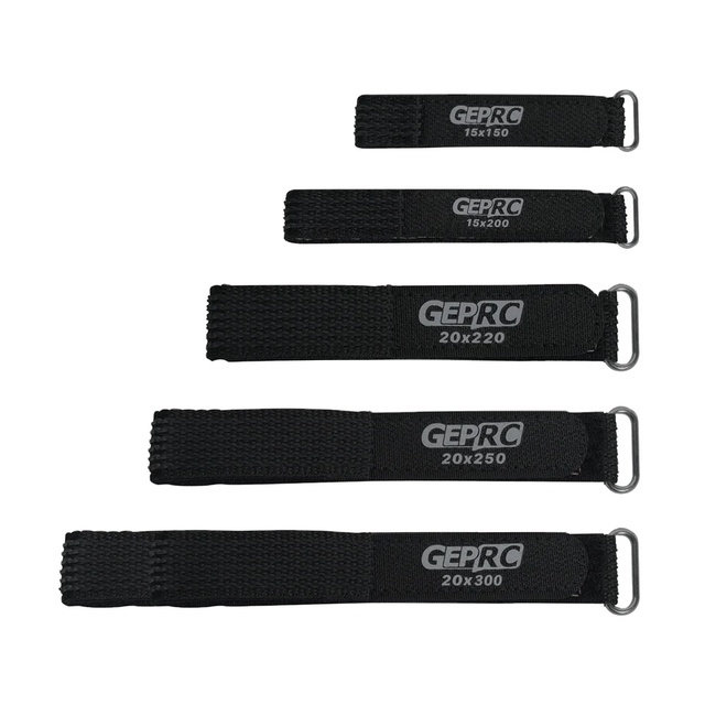 GEPRC Battery Black Strap 5PCS 15x150/15x200/20x220/20x250/20x300 MM for Drone Remote Control