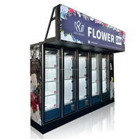 Hoge kwaliteit bloemenverkoopautomaat met 8 lockers, Lattice SDK, vershoudkasten voor fruit- en groentedispenser, ODM OEM service