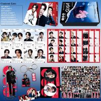 Coffret Cadeau Suga Kim Tae-hyung – Grand Pack de Soutien Personnel Célébrité – Ensemble de Petites Cartes et Autocollants