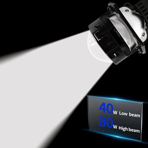 Chenlang Hochwertige 3-Zoll-Bi-LED-Projektor-Nachrüstsätze Objektiv Auto Dreifarbiger LED-Objektivs chein werfer Hi/<span class=keywords><strong>Lo</strong></span> Beam Smart APP Control - Product Image 6