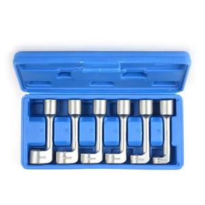 12pt 1/2" Drive L-Type Diesel Injector <strong>Fuel</strong> <strong>Line</strong> Sockets Wrench <strong>Set</strong> 12/14/16/17/18/19mm - Product Image 5