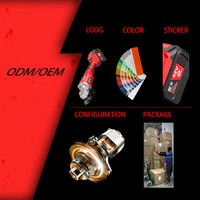 Perceuse sans fil multifonctionnelle 16,8 V avec percussion OEM ODM Perceuse électrique au lithium sans balais à double vitesse professionnelle