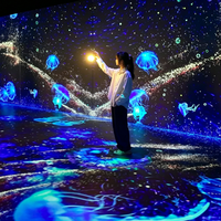 Système de projection immersive 3D personnalisé pour l'intérieur, projection immersive avancée, projection de réalité augmentée, système de projection cartographique