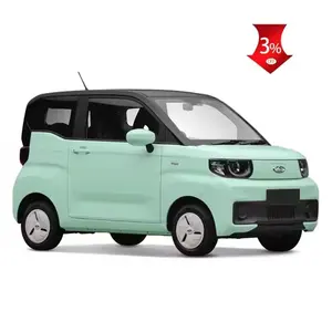 2023 2024 lowest price chery qq Ice Cream charge 4 wheel 4 seater electric mini ev car adults vehicle electric car for adults