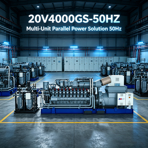 20V4000GS 50HZ Multifuel-Gasmotor auf Fahrgestell Montierter Sparsamer Gasgenerator für Deponiegas, Berggas und Kraftwerke - Product Image 3