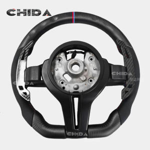 Volante de Fibra de Carbono Personalizado Compatible con <span class=keywords><strong>BMW</strong></span> F10 F20 F30 F32 F22 F07 430i <span class=keywords><strong>218i</strong></span> M3 M5 E90 - Product Image 6