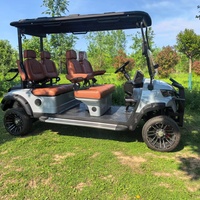 Voiturette de golf électrique chinoise abordable 2-4 places avec auvent de pluie, idéale pour les terrains de golf et les propriétés