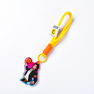 Tùy Chỉnh Cá Nhân 3D Dễ Thương Bóng Đá Sang Trọng Da <span class=keywords><strong>PVC</strong></span> Cao Su Silicone Khuyến Mại Phụ Kiện Xe Anime Acrylic Kim Loại Móc Khóa - Product Image 2