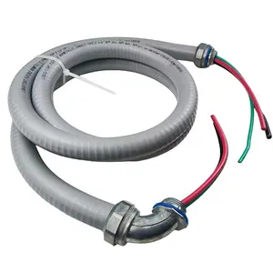 Hot Sales-Conduit Zweep-Plastic Connector 1/2 ''X 6 '-U & L Vermeld