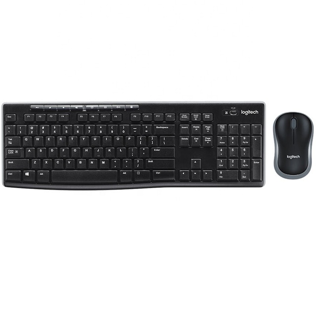 Logitech MK270 Wireless Office Keyboard Combo Full Size Black With Wireless 2.4G Receiver