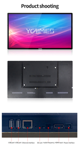 32 43 50 55 65 inch 4K LCD trong nhà video tường quảng cáo hiển thị kiosk màn hình cảm ứng kỹ thuật số cho thang máy hoạt hình đồ họa - Product Image 6