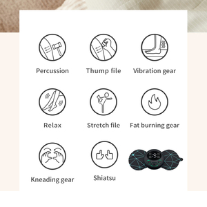 Nuevo Masajeador Eléctrico Mini para Cuello <span class=keywords><strong>y</strong></span> Hombros, Unidad de Fisioterapia TENS, 8 Modos de Alivio para Dolores Musculares <span class=keywords><strong>y</strong></span> Menstruales, Almohadillas TENS - Product Image 5