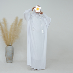 Felpe con cappuccio abbigliamento islamico modesto Jilbab sport taglie forti abiti da donna Ramadan Abaya abbigliamento islamico con Undercap - Product Image 4