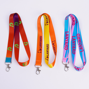 Wholesale Custom Logo Polyester Lanyards with Key Phone Strap Short & Long Length ID Badge Sports Brand Design Low MOQ