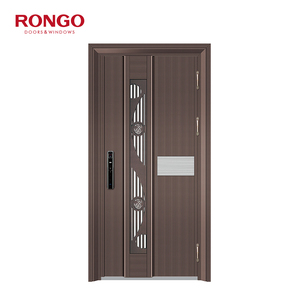 RONGO sicurezza in acciaio inox doppio ingresso porta in ferro battuto porta <span class=keywords><strong>di</strong></span> sicurezza in alluminio - Product Image 2