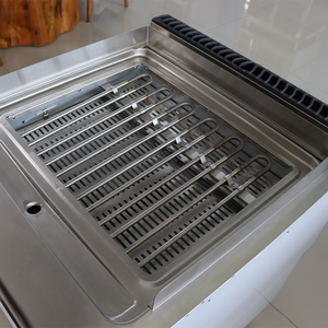 <span class=keywords><strong>Grill</strong></span> électrique vertical à pierre de lave avec armoire, équipement de cuisine pour restaurant, vente chaude commerciale - Product Image 3