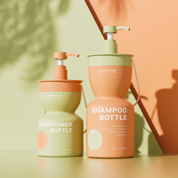 Bouteilles Vides de Luxe Uniques pour Shampooing et Après-shampooing en Gros, 500 ml 700 ml, Emballage Personnalisé en Plastique pour Gel Douche avec Pompe