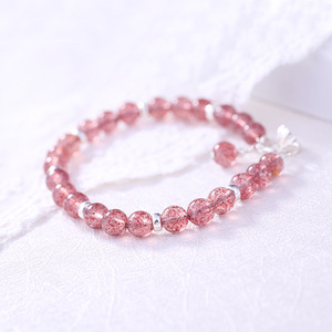 Braccialetto Yunzhi in Argento 925 con Perline a Forma di Fragola, Stile Coreano, Regalo per San Valentino, Vendita all'Ingrosso - Product Image 5