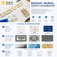 Mosaïque murale en céramique personnalisée, design moderne pour appartement, hall d'hôtel, entrée, extérieur, décoration de sol