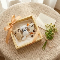 Broche en peluche de dessin animé Lapin Renard Chat, Mini broches animales, Épingle de sac, Accessoires écologiques portables pour vêtements et foulards