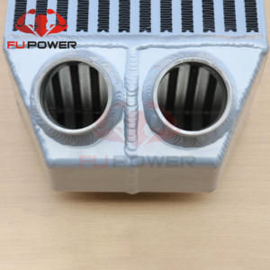 Double 2 rangées Super capacité côté pour RENAULT 5 <span class=keywords><strong>R5</strong></span> <span class=keywords><strong>GT</strong></span> R9/R11 Turbo refroidisseur intermédiaire en aluminium - Product Image 4