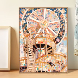 Kit de Pintura de Diamantes SONGWOO, <span class=keywords><strong>Pantera</strong></span> <span class=keywords><strong>Negra</strong></span> Vertical, Diamantes Completos, Fondo Floral Rojo, Pintura de Diamantes de Animales Salvajes - Product Image 3