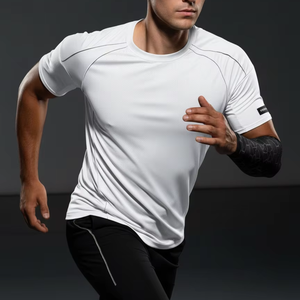 Camiseta Deportiva Ligera para Hombre, 100% Poliéster, 180 Gramos, Transpirable y de Secado Rápido - Product Image 1