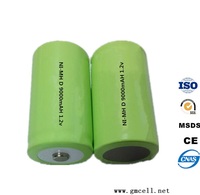 1.2V Kích Thước D 9000mAh NiMH Có Thể Sạc Lại Pin