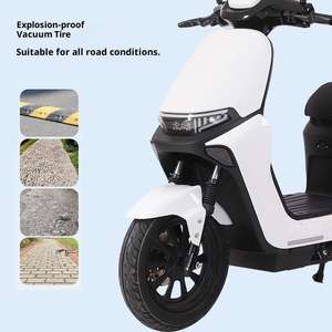 Sepeda Motor Listrik Skuter Moped Kecepatan Tinggi Grosir dengan Pedal Motor Hub Belakang 1500W 48V 30-50Km/jam - Product Image 2