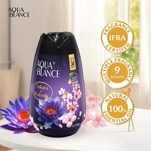 Sakura Waterlily 200g, ambientador de aire de Gel no tóxico ecológico, eliminación efectiva de olores, fragancia de lavanda para uso doméstico y en el coche - Product Image 1
