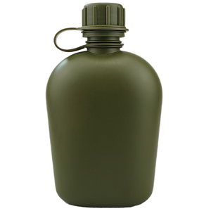 Bouteille d'eau de cantine gratuite - Bouteille d'eau de cantine de 1 litre (34 oz/1L) - Bouteille d'eau tactique pour la randonnée, le camping et la survie - Product Image 1