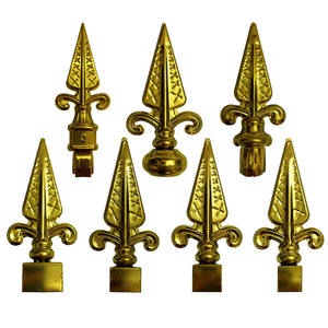 Mai Huan - Puntas Decorativas Antirrobo de Acero Inoxidable Estilo Europeo para Puertas, Vallas y Barandillas - Accesorios de Grado 304 con Orificios Cuadrados - Product Image 1