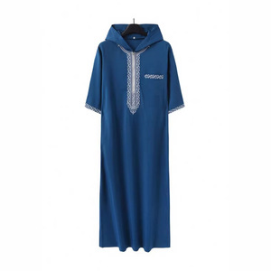 Nuova Camicia Etnica Casual da <span class=keywords><strong>Uomo</strong></span> in Poliestere Ricamato 2026, a Maniche Corte, Vestibilità Ampia, Quattro Stagioni, Disponibile per il Commercio Transfrontaliero - Product Image 4